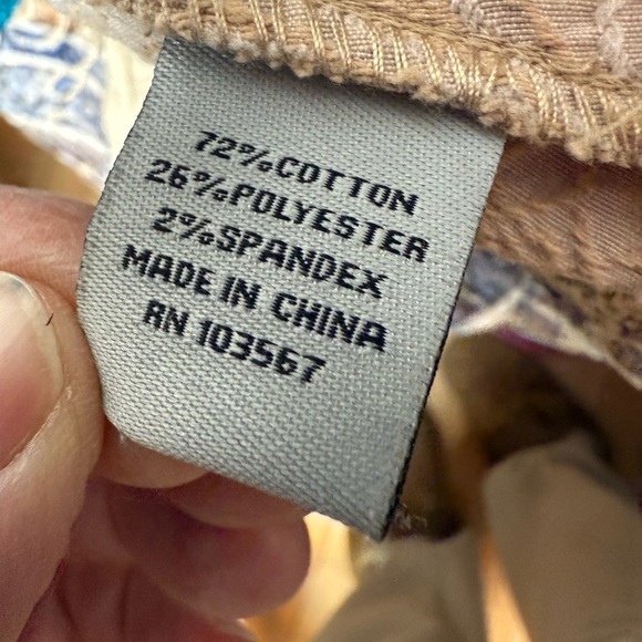 Analogy Lightweight Denim-like Cotton Blend Embroidered Jacket Womens Sz M - Picture 6 of 7